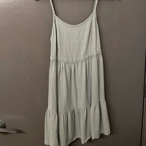 Altar’d state light sage green sun dress